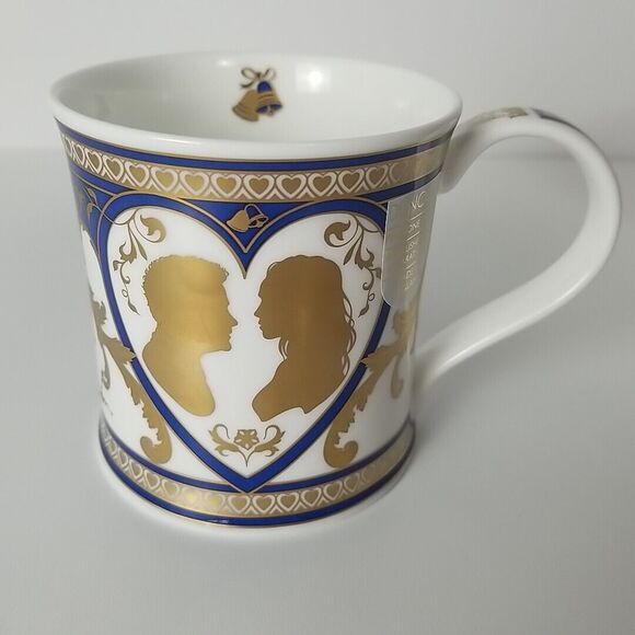 Dunoon Harry & Meghan Wessex Royal Wedding 2018 Collectors Mug Bone China 22K - Picture 1 of 9